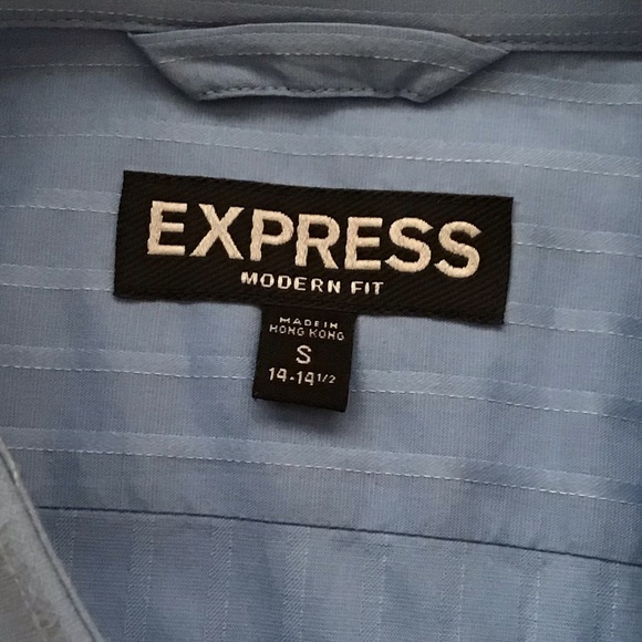 Express Men’s Shirt.  Size Small (14-14 1/2) - Picture 6 of 7
